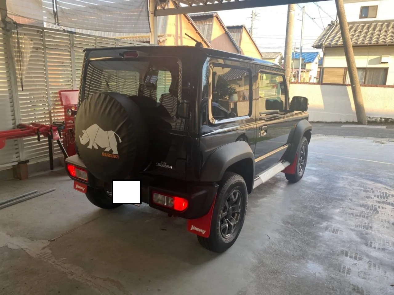 新型ジムニ－　バックカメラ取り付け