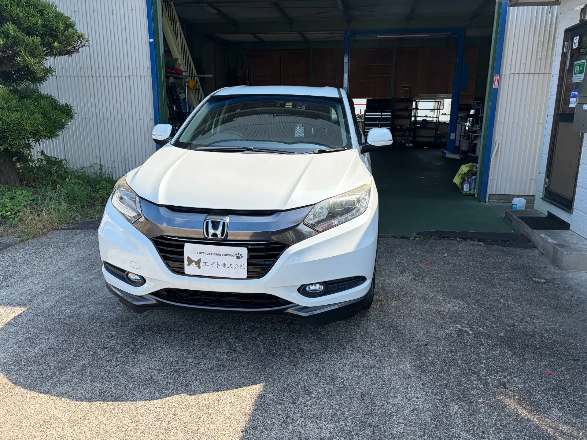 ホンダ　ベゼル　車検　部品交換　　オイル滲み